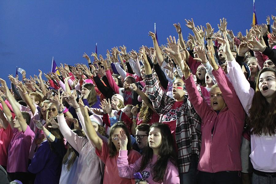 Catpound during the Marquette vs Eureka homecoming game, Oct. 2. 