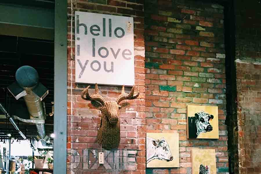 In a small shop on Pearl Street, in Boulder, CO, Im reminded to tell someone I love you every chance I get. 