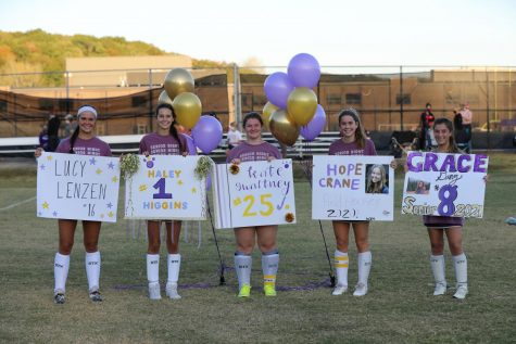 Eureka's varsity field hockey celebrates their senior night, October 5.